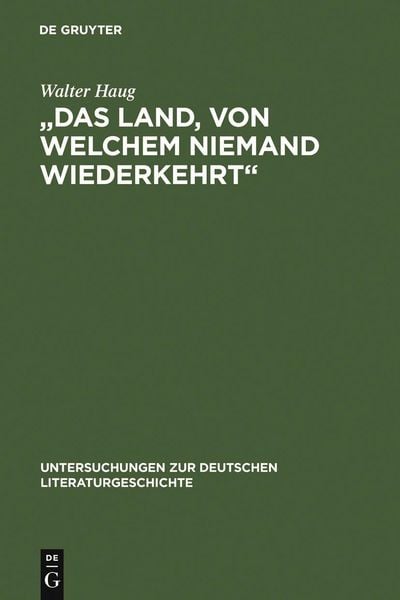 Produktbild: "Das Land, von welchem niemand wiederkehrt"