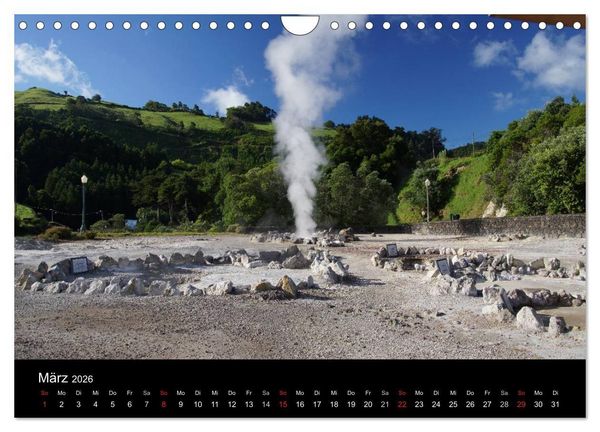 Produktbild: Azoren - bezaubernde Inselwelt. Eindr&uuml;cke auf Sao Miguel (Wandkalender 2026 DIN A4 quer), CALVENDO Monatskalender