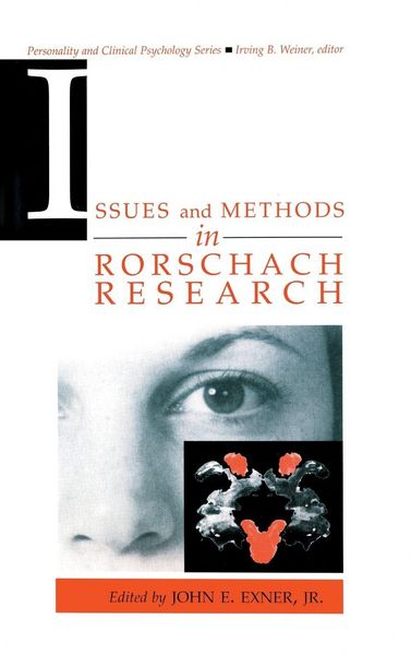 Produktbild: Issues and Methods in Rorschach Research