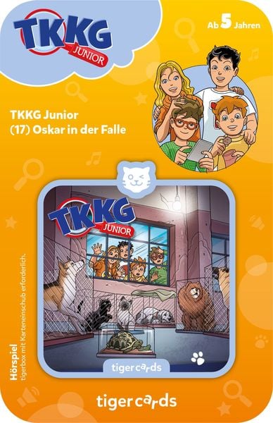 Produktbild: tigercard - TKKG Junior - 17: Oskar in der Falle
