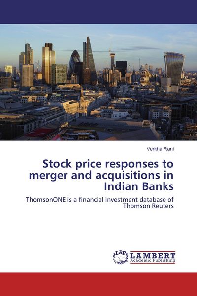 Produktbild: Stock price responses to merger and acquisitions in Indian Banks