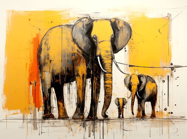 Produktbild: CALVENDO Puzzle Elefantenfamilie | 2000 Teile Lege-Gr&ouml;&szlig;e 90x67cm Foto-Puzzle f&uuml;r gl&uuml;ckliche Stunden