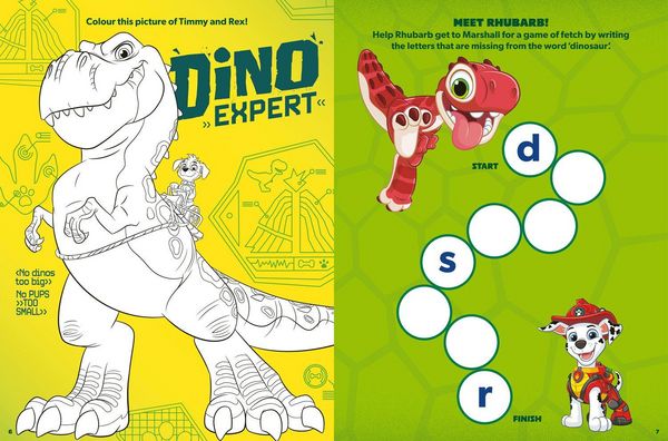 Produktbild: PAW Patrol: The Dino Movie Sticker Activity Book