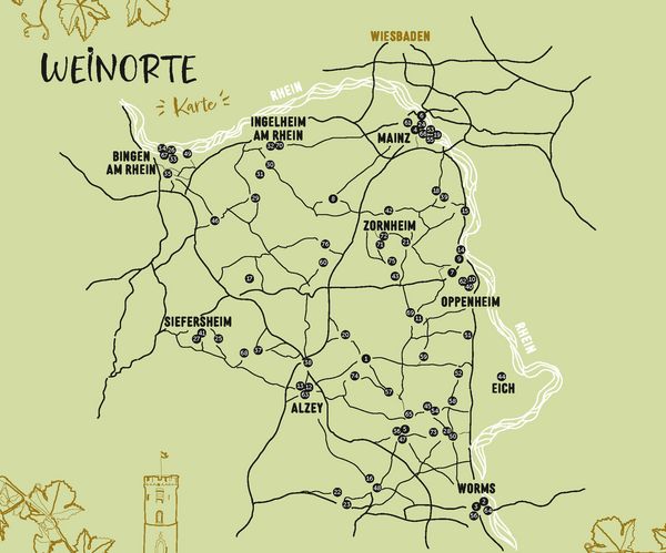 Produktbild: Weinorte in Rheinhessen