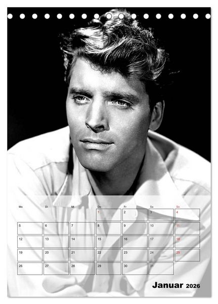 Produktbild: Filmstars - Legenden der goldenen Filmjahre (Tischkalender 2026 DIN A5 hoch), CALVENDO Monatskalender