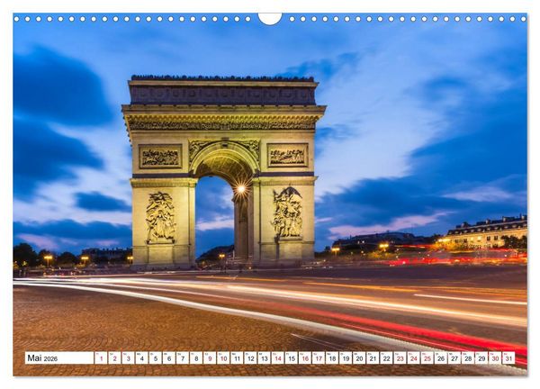 Produktbild: PARIS Franz&ouml;sisches Flair und Historie (Wandkalender 2026 DIN A3 quer), CALVENDO Monatskalender
