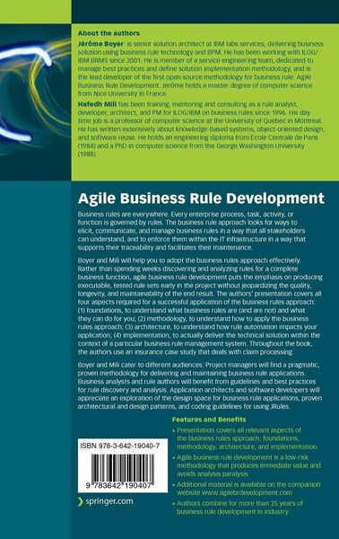 Produktbild: Agile Business Rule Development
