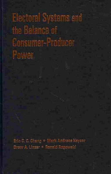 Produktbild: Electoral Systems and the Balance of Consumer-Producer Power
