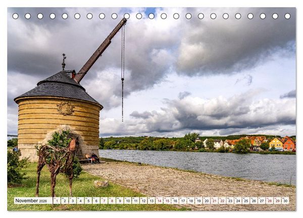 Produktbild: Landkreis Kitzingen (Tischkalender 2026 DIN A5 quer), CALVENDO Monatskalender