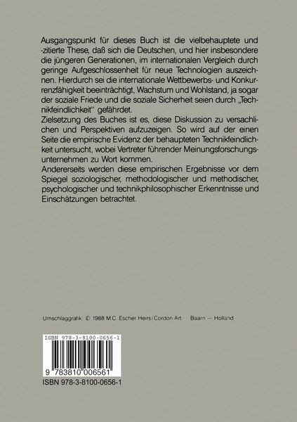 Produktbild: Sind die Deutschen technikfeindlich?
