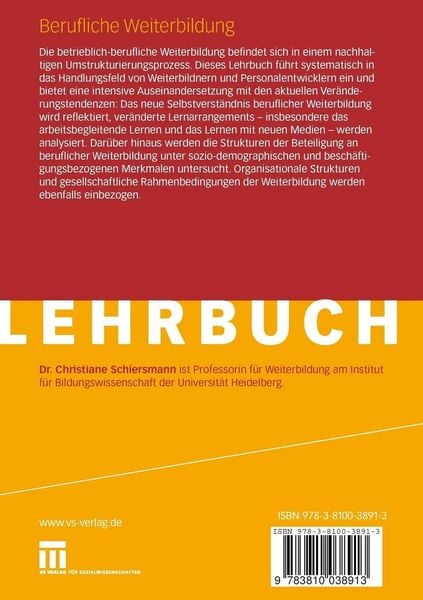 Produktbild: Berufliche Weiterbildung