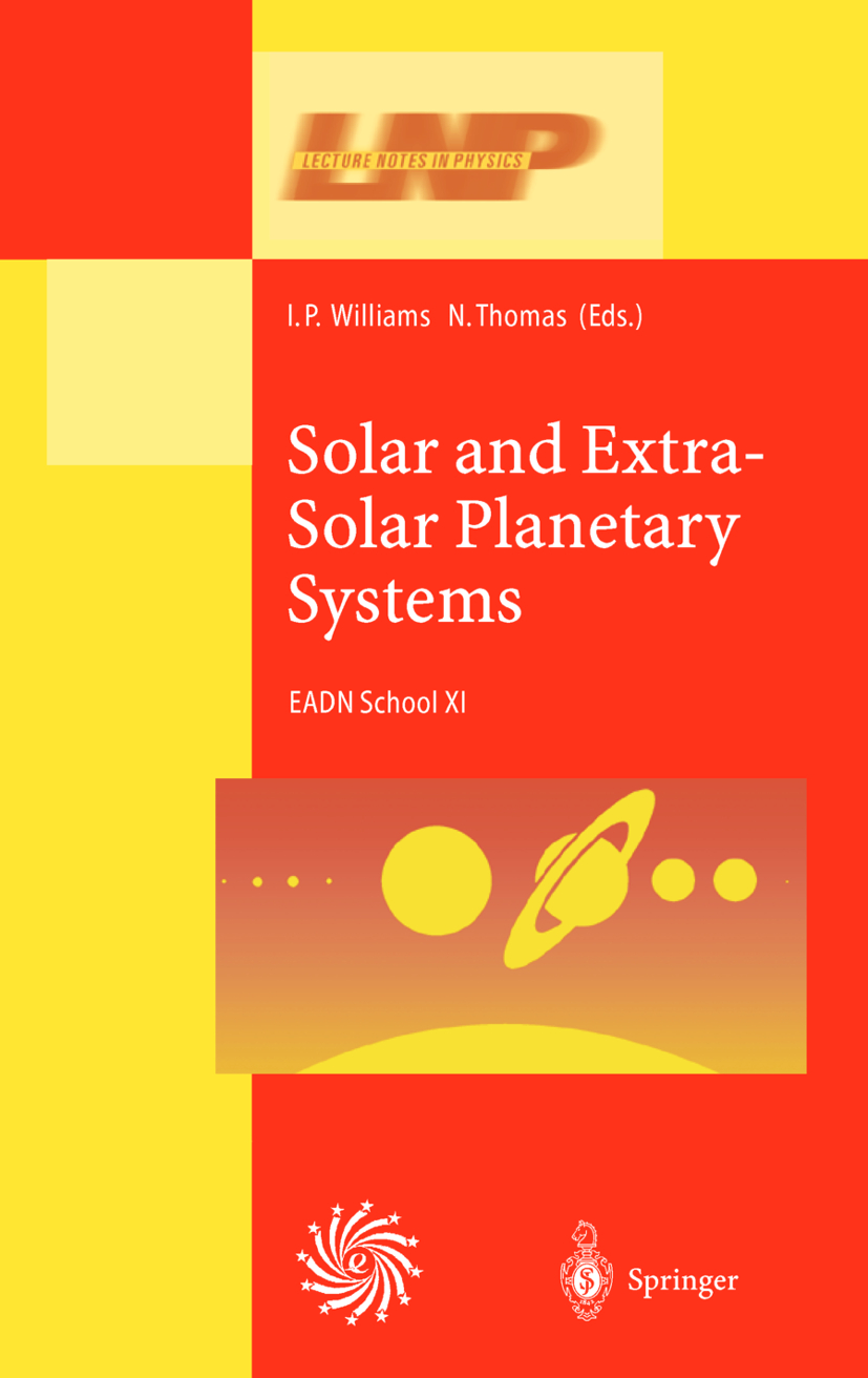 Produktbild: Solar and Extra-Solar Planetary Systems
