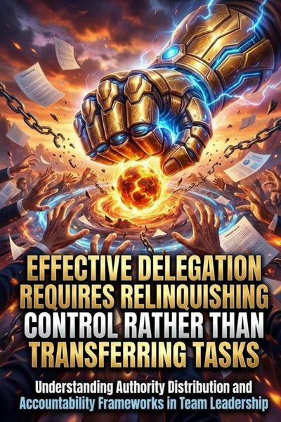Produktbild: Effective Delegation Requires Relinquishing Control Rather Than Transferring Tasks