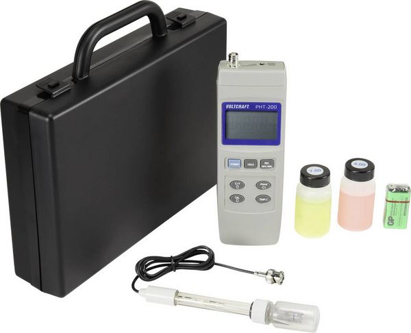 Produktbild: VOLTCRAFT PHT-200 Kombi-Messger&auml;t pH-Wert, Redox (ORP)