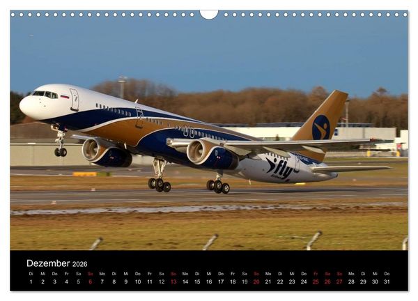 Produktbild: Faszination Flugzeug (Wandkalender 2026 DIN A3 quer), CALVENDO Monatskalender