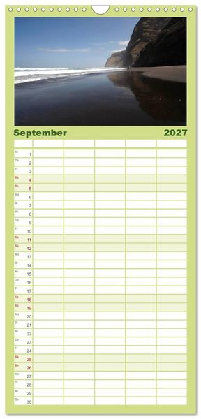 Produktbild: Familienplaner 2027 - Kap Verde mit 5 Spalten (Wandkalender, 21 x 45 cm) CALVENDO