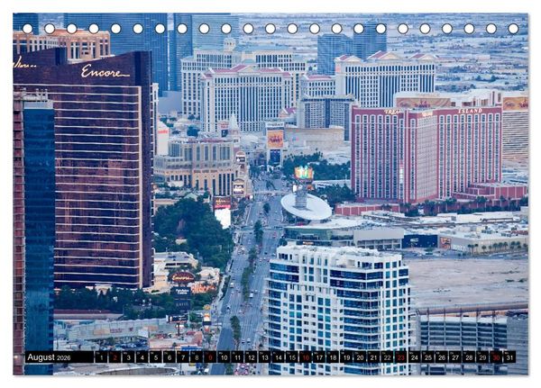 Produktbild: Las Vegas (Tischkalender 2026 DIN A5 quer), CALVENDO Monatskalender