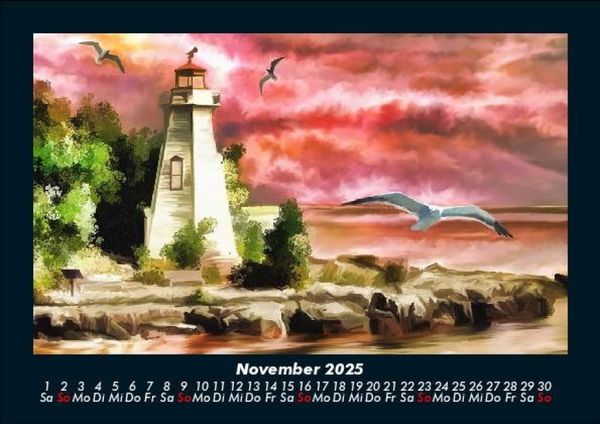Produktbild: Kunstkalender 2025 Fotokalender DIN A5