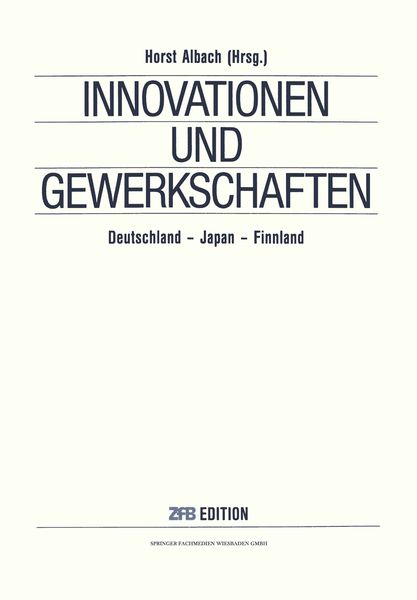 Produktbild: Innovationen und Gewerkschaften