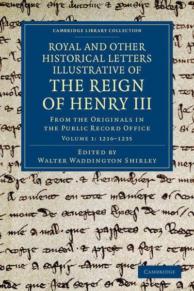 Produktbild: Royal and Other Historical Letters Illustrative of the Reign of Henry III - Volume 1