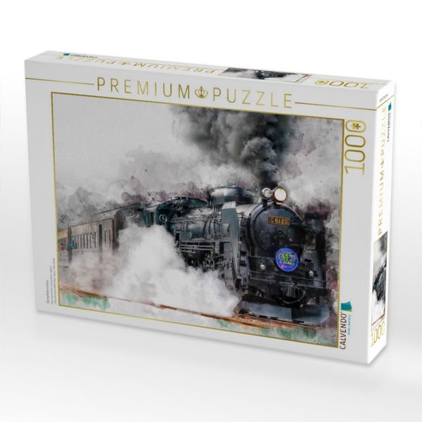 Produktbild: CALVENDO Puzzle Dampflokomotive | 1000 Teile Lege-Gr&ouml;&szlig;e 64x48cm Foto-Puzzle f&uuml;r gl&uuml;ckliche Stunden