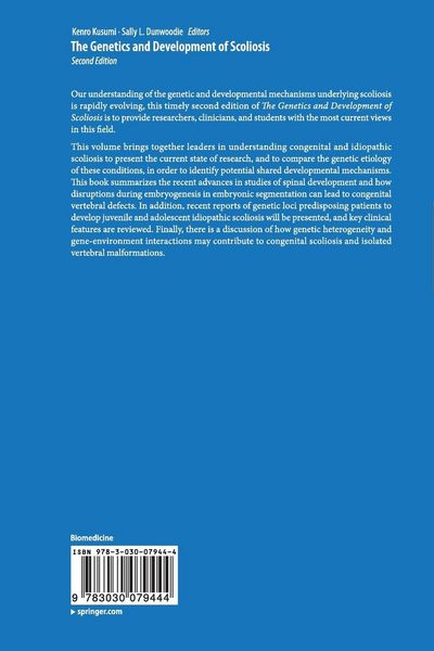 Produktbild: The Genetics and Development of Scoliosis