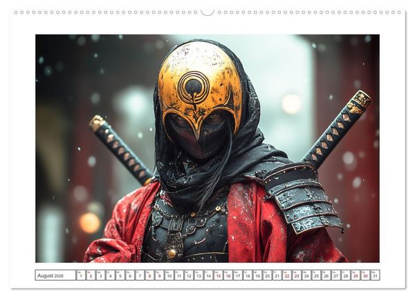 Produktbild: Mein Samurai (Wandkalender 2026 DIN A2 quer), CALVENDO Monatskalender