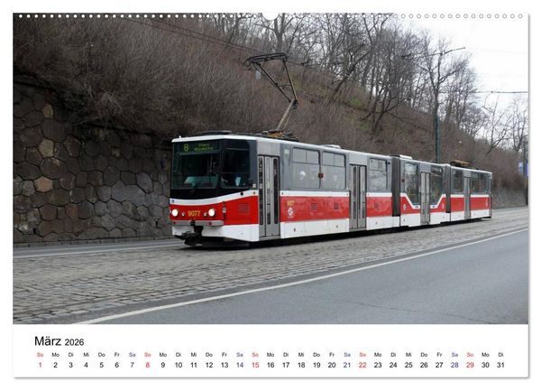 Produktbild: Stra&szlig;enbahnen in Europa (Wandkalender 2026 DIN A2 quer), CALVENDO Monatskalender