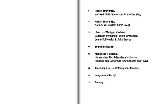 Produktbild: Rirkrit Tiravanija: &Uuml;ber das Weniger Machen