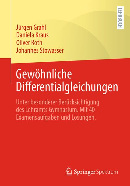 Produktbild: Gew&ouml;hnliche Differentialgleichungen