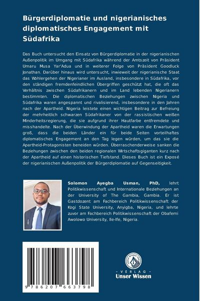Produktbild: B&uuml;rgerdiplomatie und nigerianisches diplomatisches Engagement mit S&uuml;dafrika