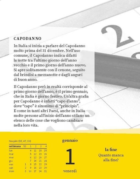 Produktbild: Langenscheidt Sprachkalender Italienisch 2027