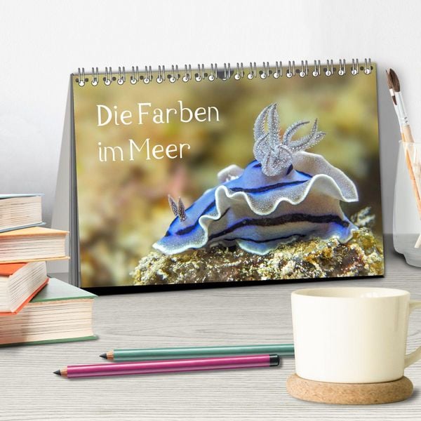 Produktbild: Die Farben im Meer (Tischkalender 2026 DIN A5 quer), CALVENDO Monatskalender