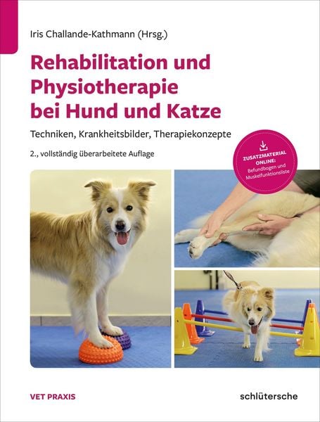 Produktbild: Rehabilitation und Physiotherapie bei Hund und Katze