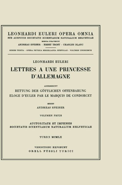 Produktbild: Lettres a une princesse d'Allemagne 2nd part