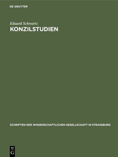 Produktbild: Konzilstudien