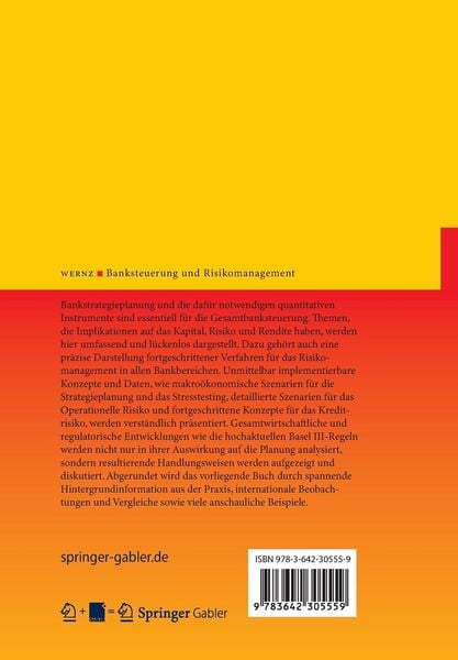 Produktbild: Banksteuerung und Risikomanagement