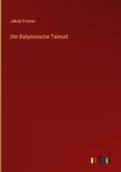Produktbild: Der Babylonische Talmud