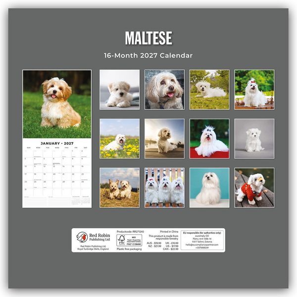 Produktbild: Maltese &ndash; Malteser 2027 &ndash; 16-Monatskalender