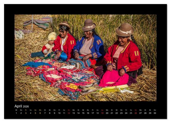 Produktbild: Peru, die Inkas und ihre Ahnen (hochwertiger Premium Wandkalender 2026 DIN A2 quer), Kunstdruck in Hochglanz