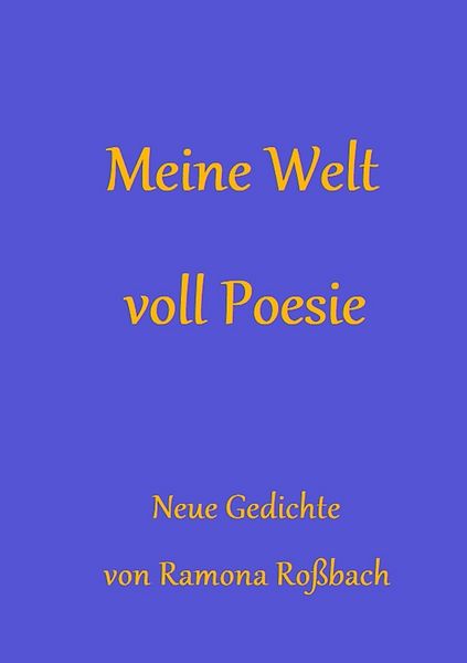 Produktbild: Meine Welt voll Poesie