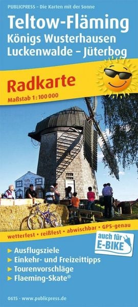 Produktbild: Teltow - Fl&auml;ming, K&ouml;nigs Wusterhausenm Luckenwalde - J&uuml;terbog 1:100 000