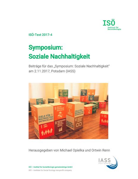 Produktbild: Symposium: Soziale Nachhaltigkeit