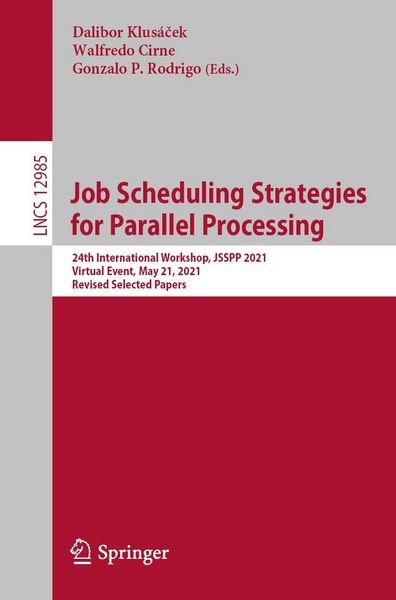 Produktbild: Job Scheduling Strategies for Parallel Processing