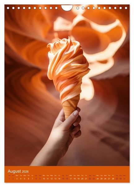 Produktbild: Food Fusion Fantasies (Wall Calendar 2026 DIN A4 portrait), CALVENDO 12 Month Wall Calendar