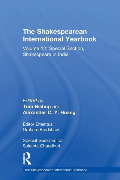 Produktbild: The Shakespearean International Yearbook