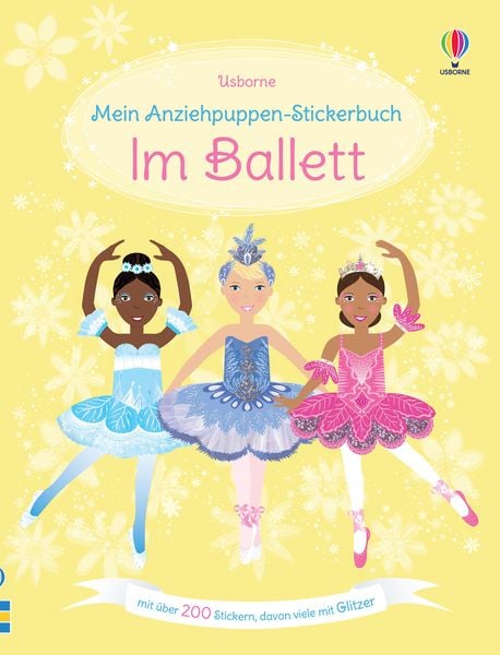 Produktbild: Meine glitzernden Anziehpuppen-Stickerb&uuml;cher mini: Im Ballett, Feen, Freundinnen und Prinzessinnen