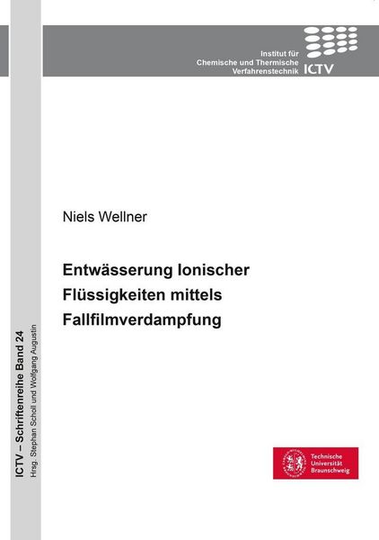 Produktbild: Entw&auml;sserung Ionischer Fl&uuml;ssigkeiten mittels Fallfilmverdampfung