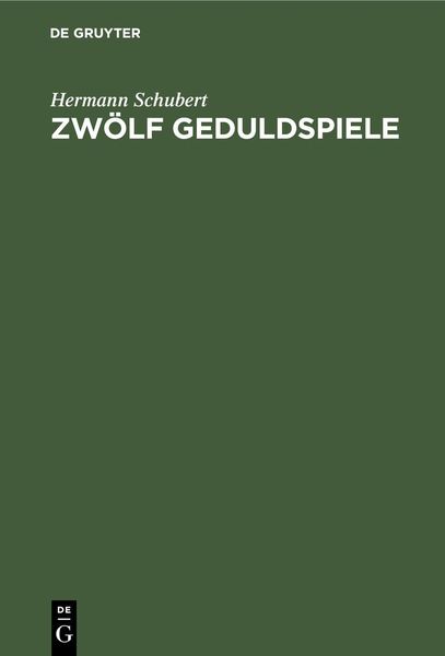 Produktbild: Zw&ouml;lf Geduldspiele