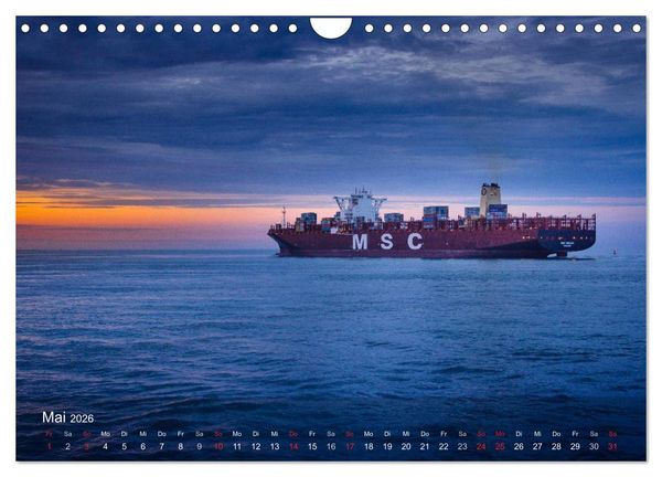 Produktbild: Impressionen vom JadeWeserPort (Wandkalender 2026 DIN A4 quer), CALVENDO Monatskalender